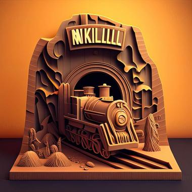 3D model Thrillville Off the Rails game (STL)